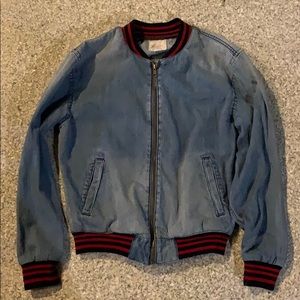 Bomber Jean Jacket